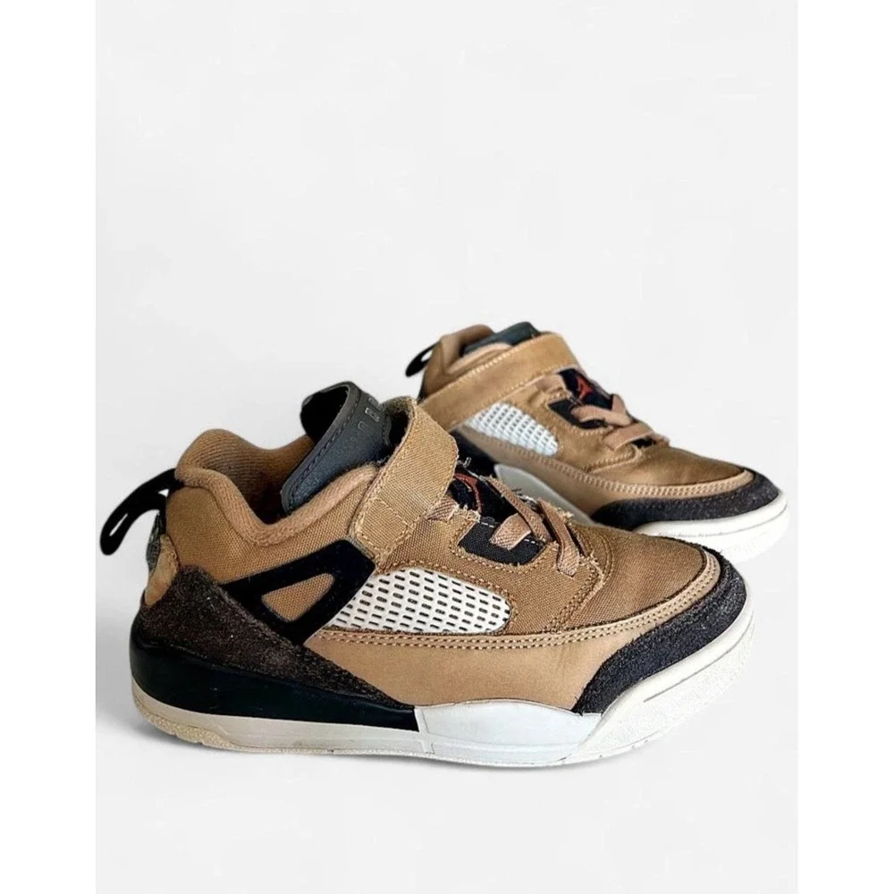 Jordan Spizike Low (PS) Sneaker 13C Brown/Black Hook & Loop FQ3951-202